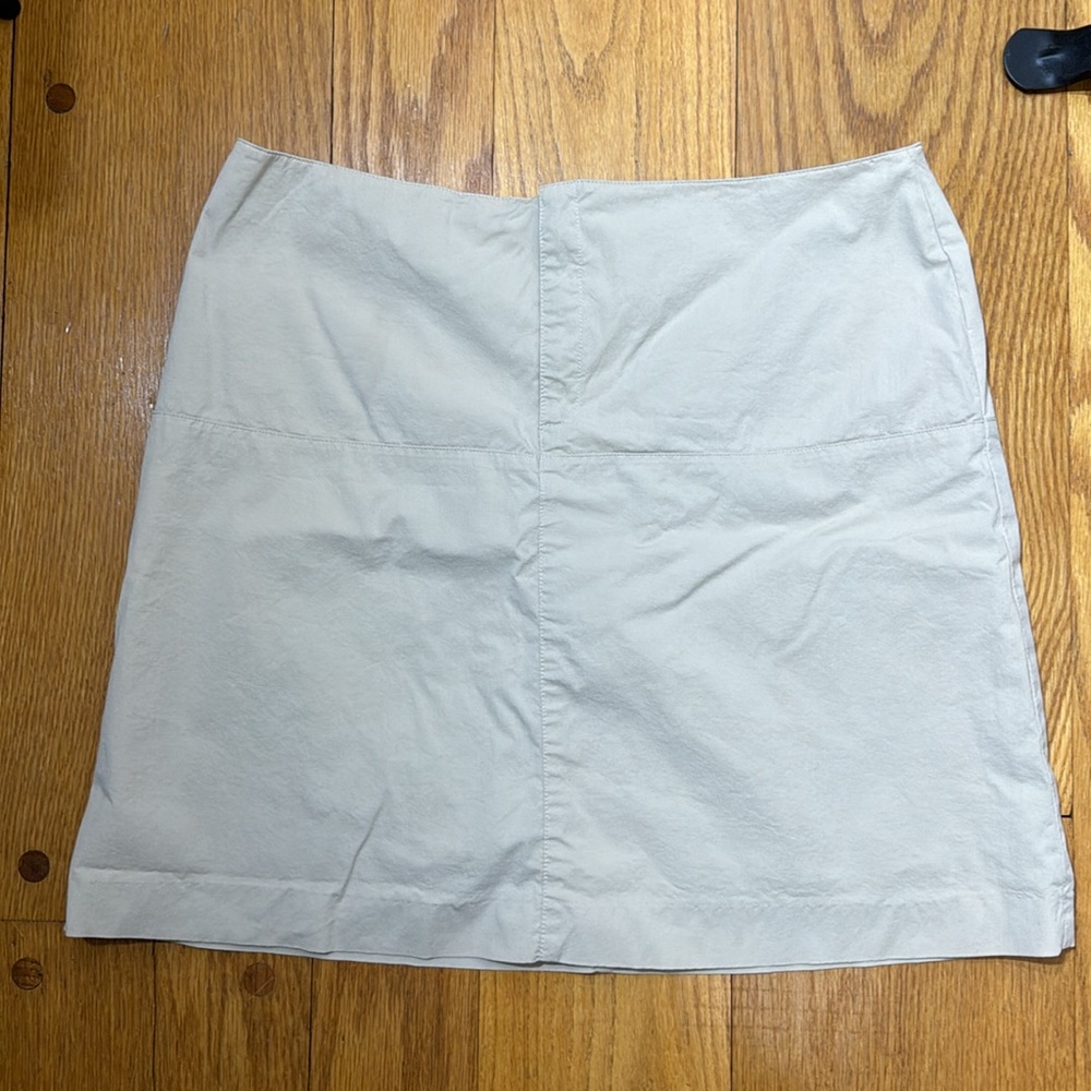 Banana Republic Stretch Womens 14 Tan Skirt Lined